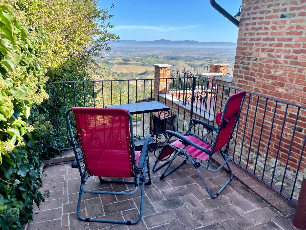 La Costarella Apartment Montefollonico ภายนอก รูปภาพ